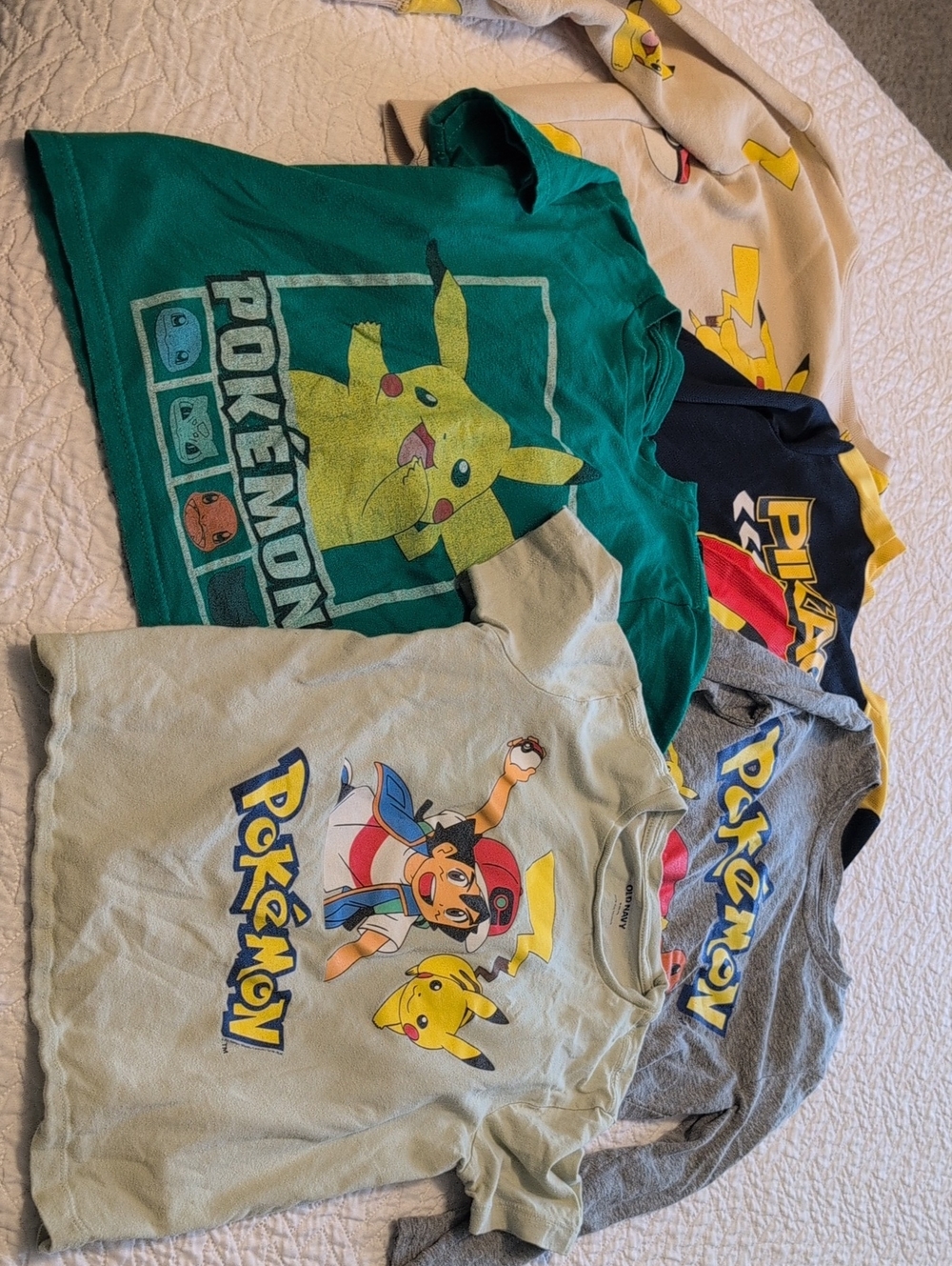 Boys Pokemon Shirt Set